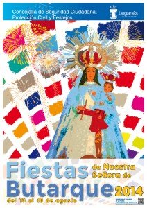 CARTEL FIESTAS NUESTRA SEÑORA DE BUTARQUE 2014