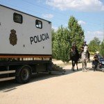 Patrulla a caballo en Parque Polvoranca 2